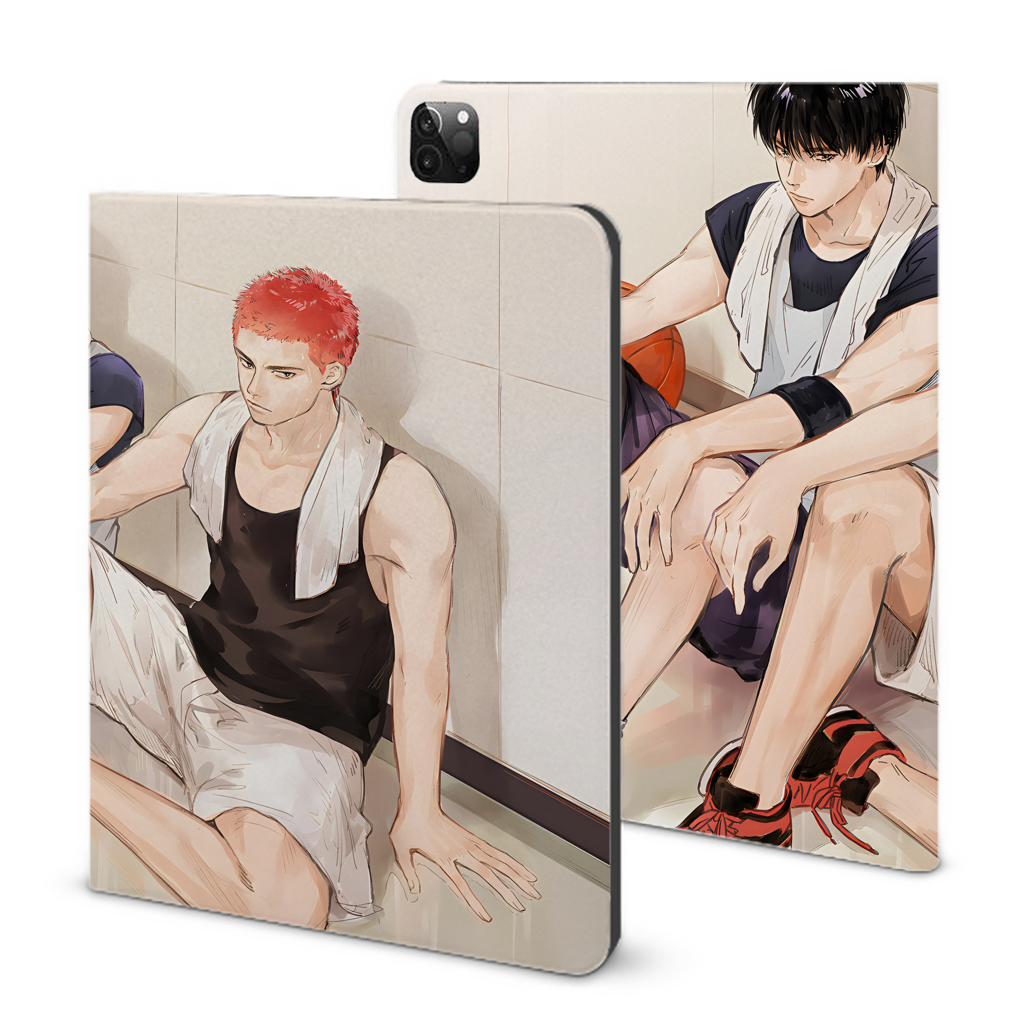 （画像用） SLAM DUNK／スラムダンク IPadケース ペンホルダー付き ブックスタイルデザイン